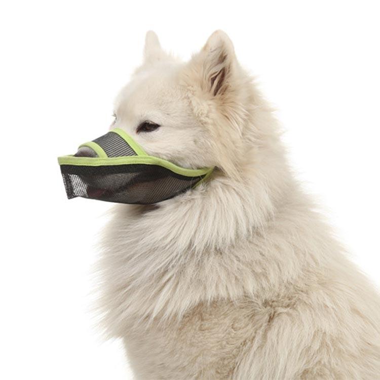 Dog Mouth Cover Anti-Bite Mesh Mask – Medium & Large Dogs - Black XL - Pets Preference