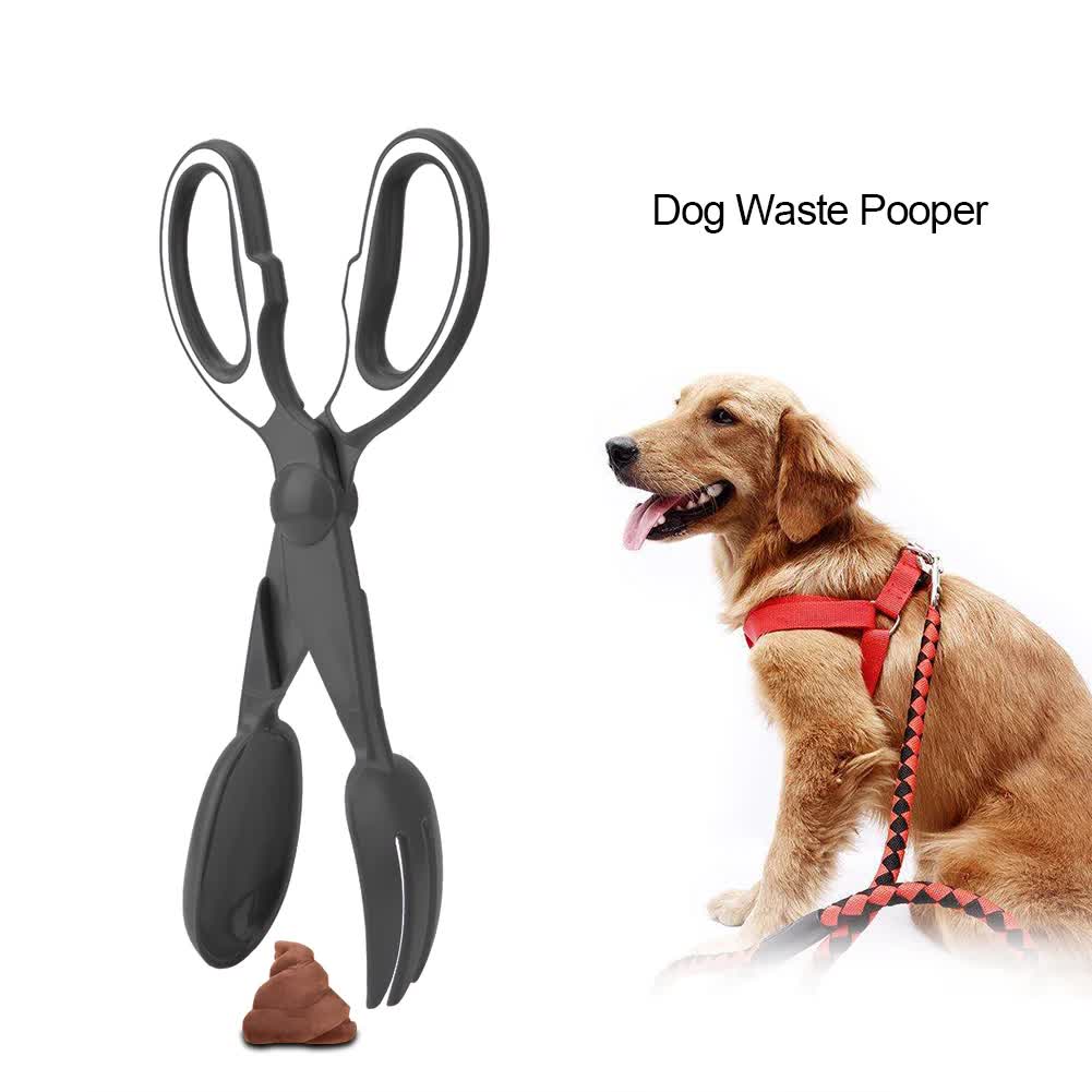 2 Pcs Yellow Pet Poop Scooper – Long Handle Waste Picker for Dogs & Cats - Pets Preference