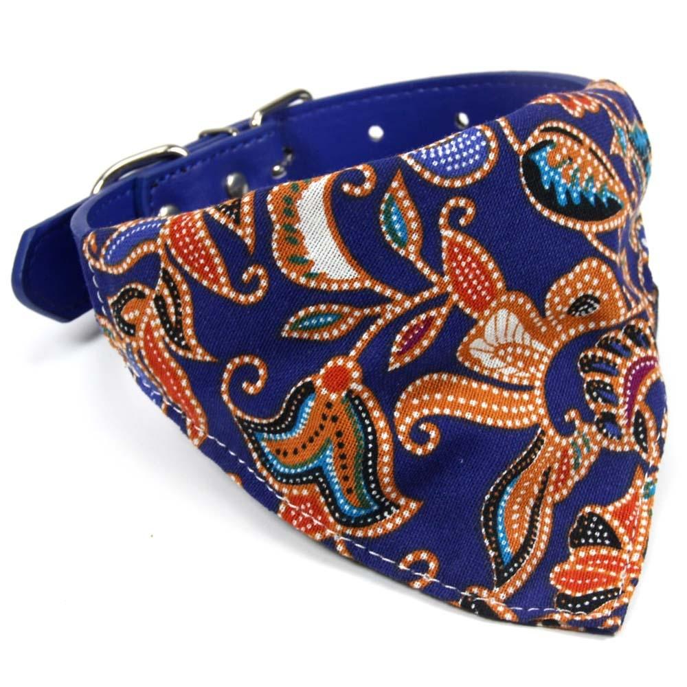 Cotton Pet Bib – L, Blue (Cat/Dog Headband Towel) - Pets Preference