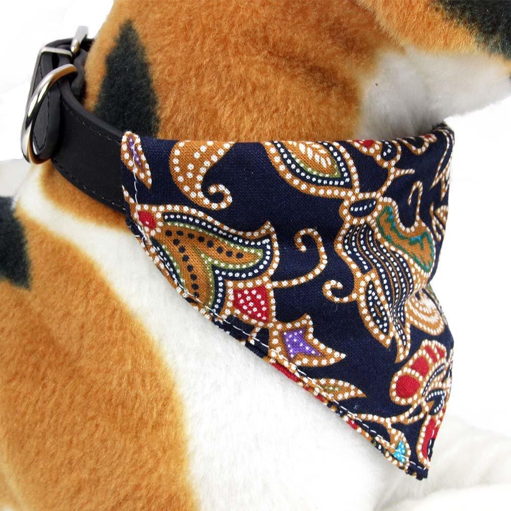 Cotton Pet Bib – L, Blue (Cat/Dog Headband Towel) - Pets Preference