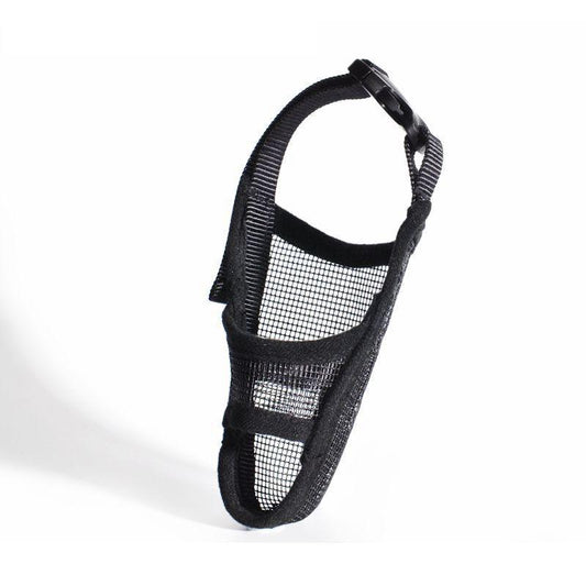 Dog Mouth Cover Anti-Bite Mesh Mask – Medium & Large Dogs - Black XL - Pets Preference