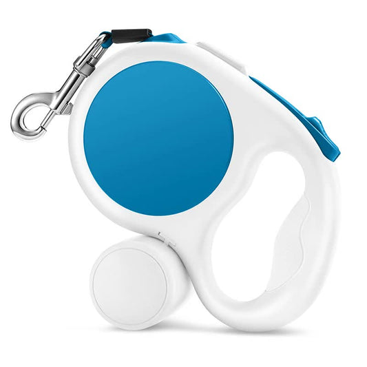 5M Retractable Dog Leash - Light Blue - Pets Preference