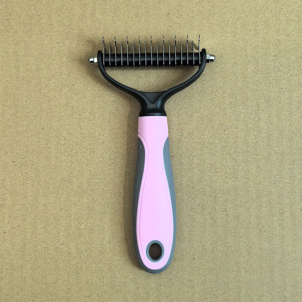 8-Piece Pet Grooming Tool Set - Pink - Pets Preference