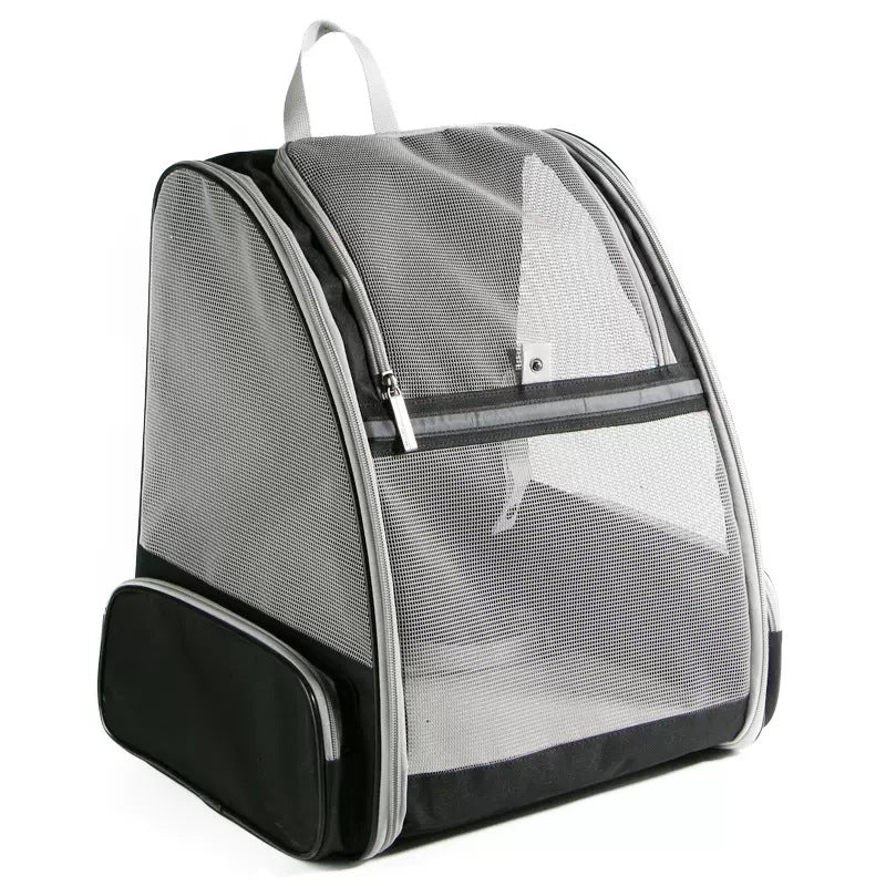 Foldable Pet Carrier Backpack - Black - Pets Preference