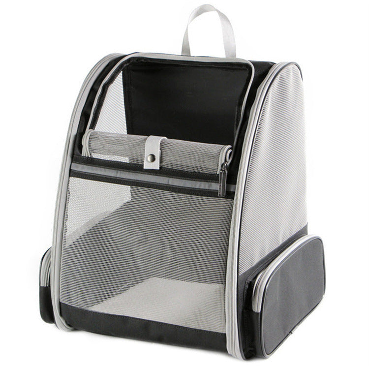 Foldable Pet Carrier Backpack - Black - Pets Preference