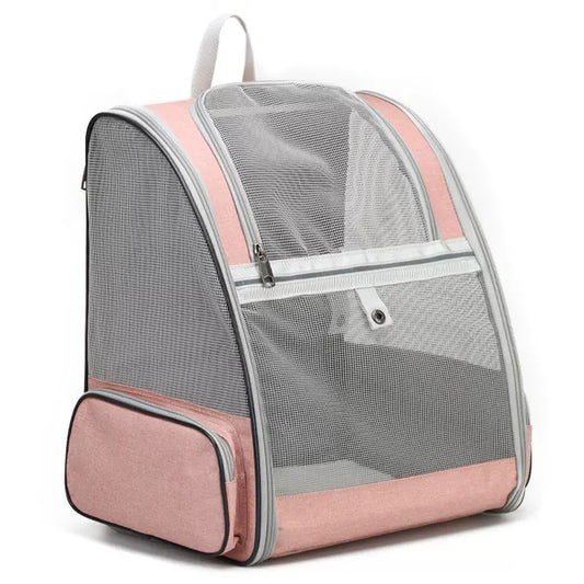 Foldable Pet Carrier Backpack - Pink - Pets Preference