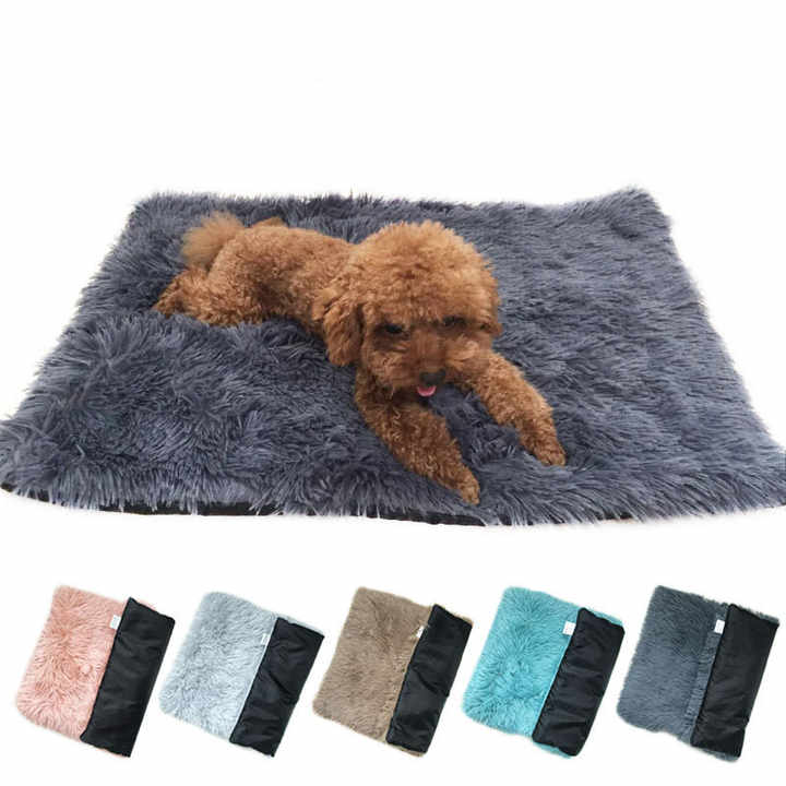 Plush Pet Mat for Dogs and Cats - Pink - Pets Preference